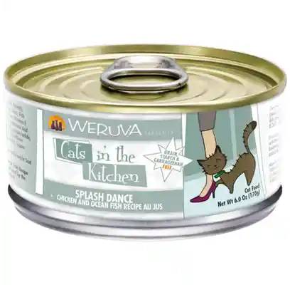 Cats In The Kitchen Splash Dance Canned Cat Food 6-oz