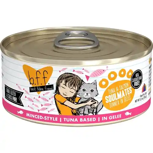 Bff Tuna & Salmon Soulmates In Gelee Canned Cat Food 5.5-oz