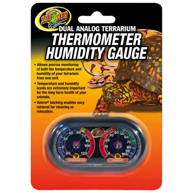 Zoomed Thermometer/humidity Gauge
