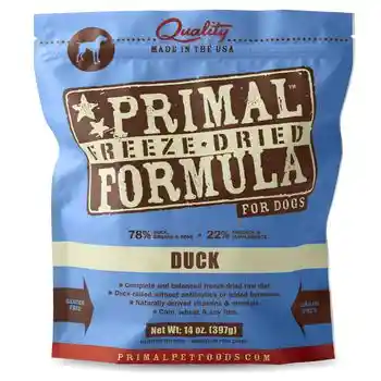 Freeze Dried Nuggets Grain Free Duck Formula Dog Food 14-oz