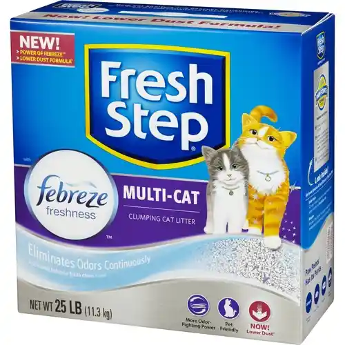 Fresh Step Multi Cat Scented Scoop Litter 25 Lbs