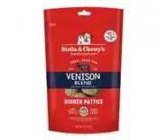 Dinner Patties Simply Venison Blend Grain Free Freeze Dried Raw Dog Food 14-oz