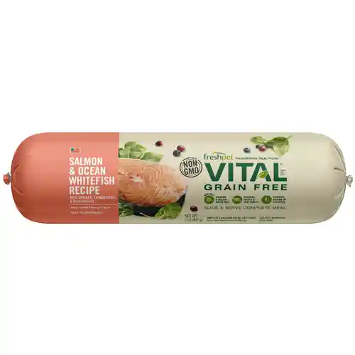 Vital Grain Free Salmon & Ocean Whitefish Fresh Dog Food 2#