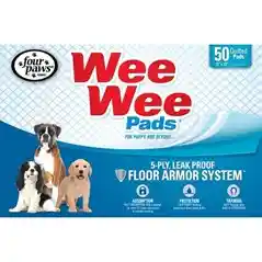 Wee-wee Absorbent Dog Pads 50-ct