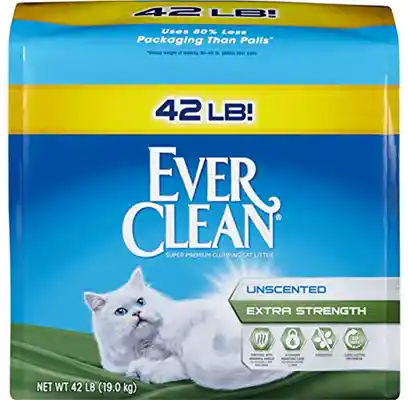Everclean Extra Strength Unscented Litter 42 Lbs