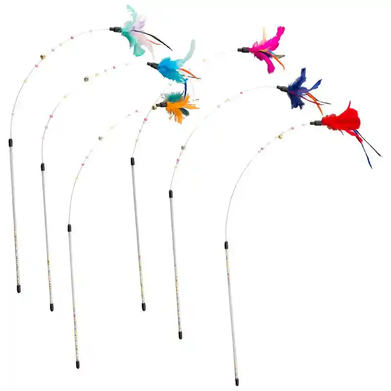 Wire&beads Teaser Wand 6pc Assorted 30 Inch