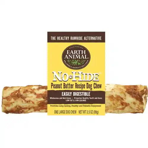 Earth Animal No Hide Peanut Butter Chews Large