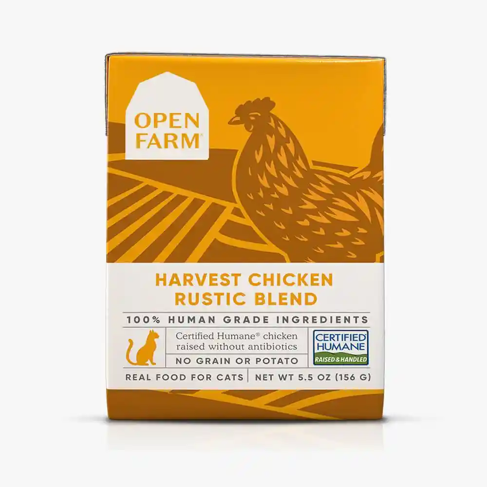 Grain Free Harvest Chicken Recipe Rustic Blend Wet Cat Food 5.5-oz