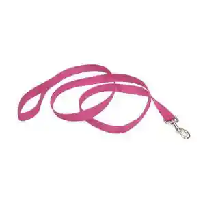 Single-ply Dog Leash, Neon Pink, 1" X 06'