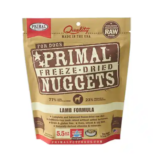 Freeze Dried Nuggets Grain Free Lamb Formula Dog Food 5.5-oz