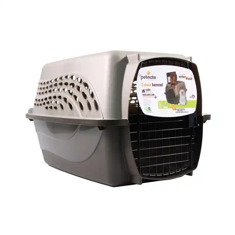 Petmate 2 Door Top Load Kennel Up to 15 Lbs