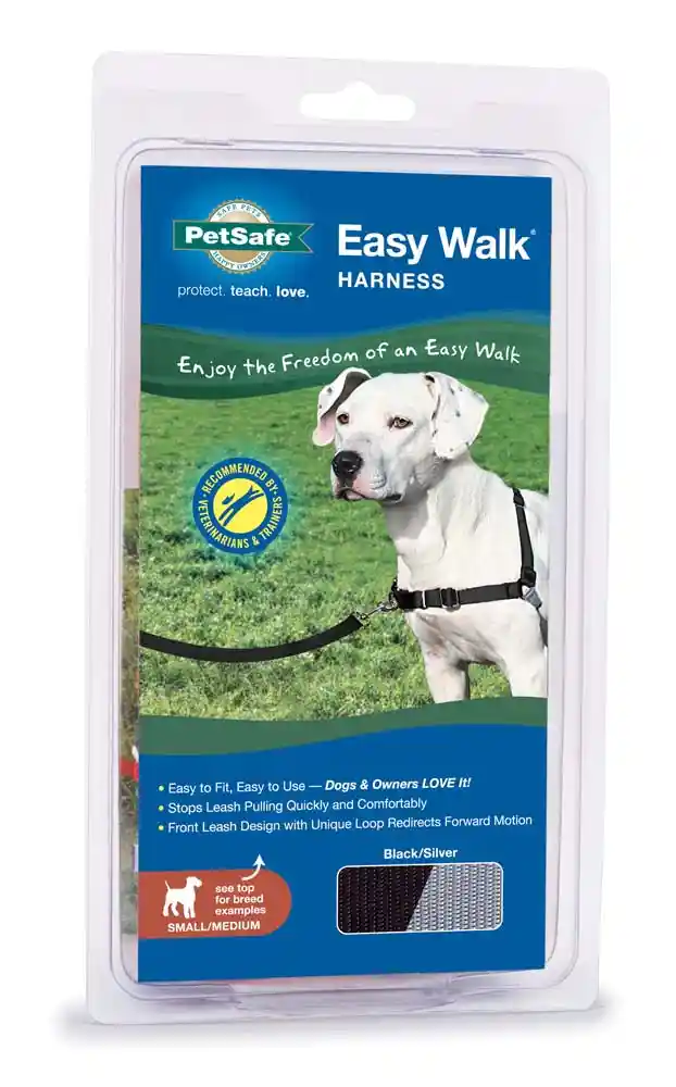 Easy Walk Harness, No Pull Dog Harness Small / Med Black