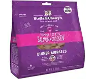 Dinner Morsels Yummy Lickin' Salmon & Chicken Grain Free Freeze Dried Raw Cat Food 8-oz