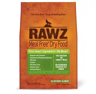 Rawz Ckn/tky Dog Fd 10#;