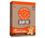 Buddy Biscuits Grain-free Oven Baked Homestyle Peanut Butter Dog Treats 14-oz