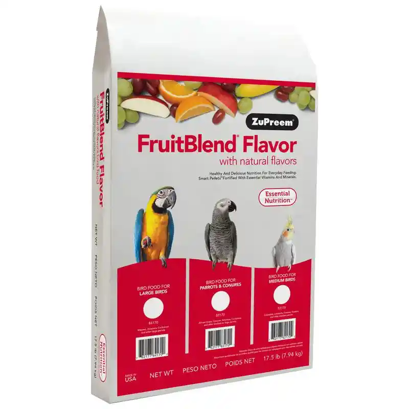 Zupreem Fruit Blend For Cockatiel 17.5 Lbs