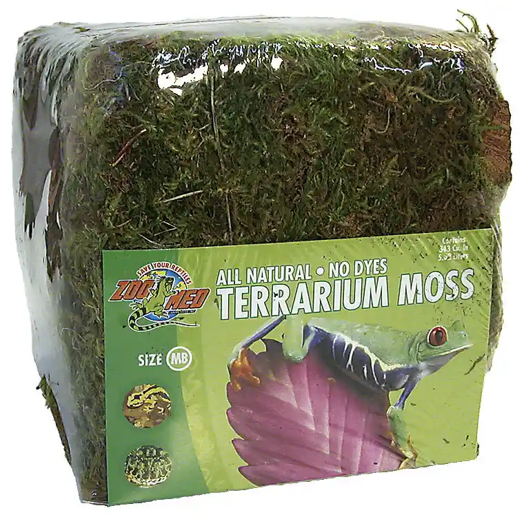 Zoomed Terrarium Green Moss 10 Gallon Medium