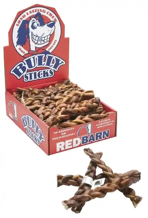 Redbarn Braided Bully Stick 9"