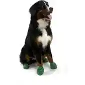 Waterproof Dog Boots, Dark Green, 12 Count X-large