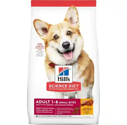 Adult Small Bites Chicken & Barley Recipe Dry Dog Food 5-lb