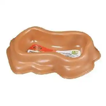Zilla Durable Dish Brn Lg;