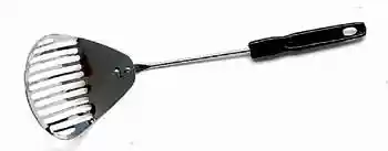 Chrome Litter Scoop W Plastic Handle