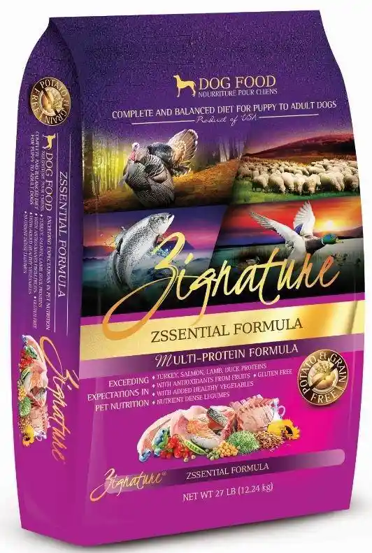 Grain Free Zssential Multi-protein Recipe Dry Dog Food 4-lb