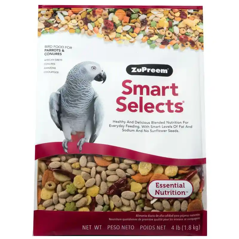 Zupreem Smart Select Parrot/conure 4 Lbs