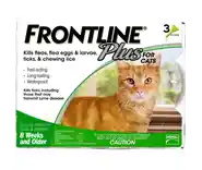 Frontline Plus Green Cat 3 Pk