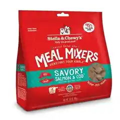 Meal Mixers Freeze Dried Raw Savory Salmon & Cod Grain Free Dog Food Topper 3.5-oz