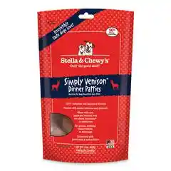 Dinner Patties Simply Venison Blend Grain Free Freeze Dried Raw Dog Food 14-oz