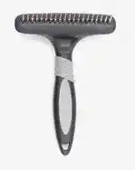 Dog Undercoat Rake With Rotating Pins, No Color, One Size