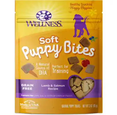 Soft Puppy Bites Lamb & Salmon Recipe Dog Treats 3-oz