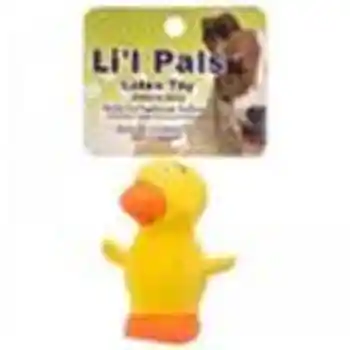 2.5" Latex Duck Dog Toy, Duck, 2.5"