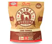 Raw Frozen Canine Lamb Formula Nuggets Dog Food 3-lb
