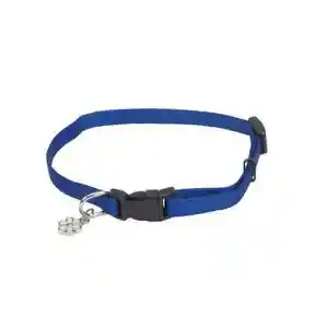 Adjustable Dog Collar, Blue, 3/8" X 06"-08"