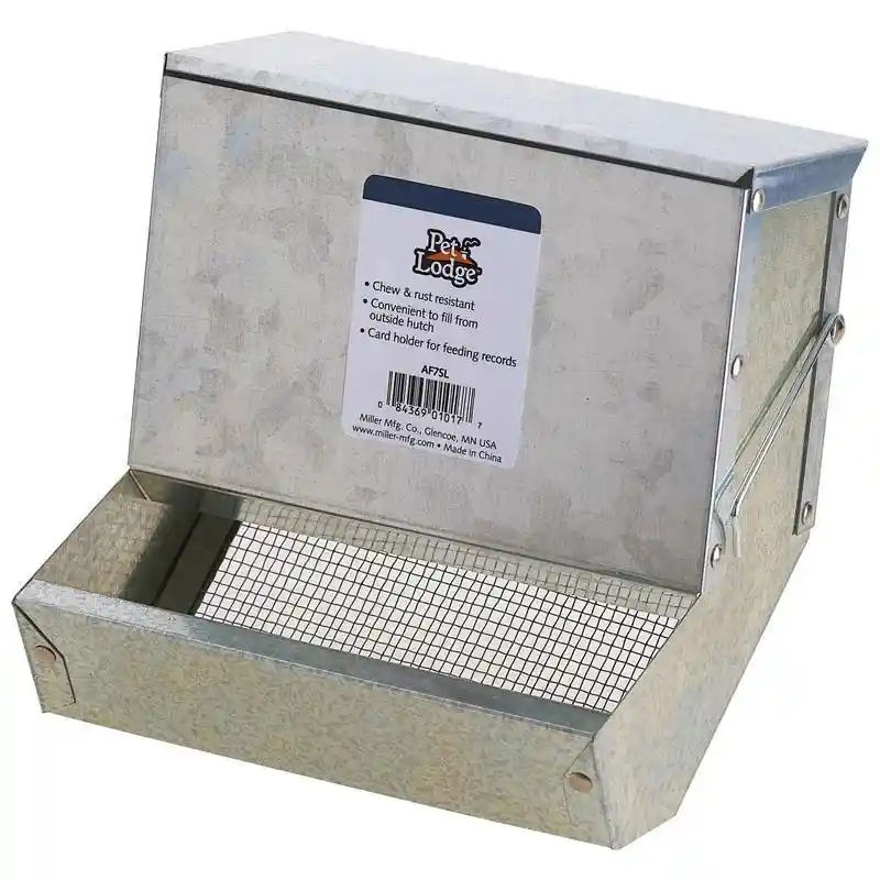 Miller Feeder With Sifter Bottom And Lid 7"