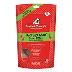 Dinner Patties Duck Goose Grain Free Freeze Dried Raw Dog Food 14-oz