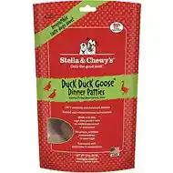 Dinner Patties Duck Goose Grain Free Freeze Dried Raw Dog Food 5.5-oz