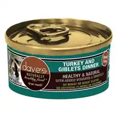 Dave's Can Cat Turkey & Giblet 3 Oz