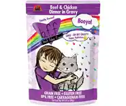 Bff Oh My Gravy Booya Grain Free Beef & Chicken In Gravy Cat Food Pouch 2.8-oz