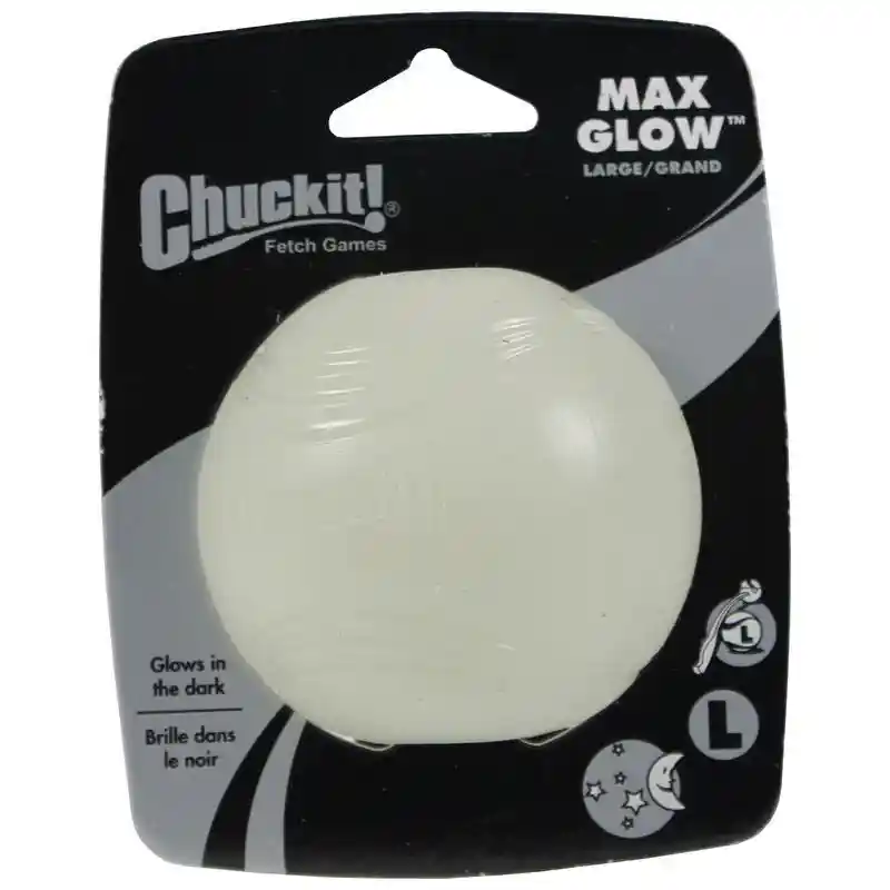 Pm Chuckit White Mac Glow Ball Large