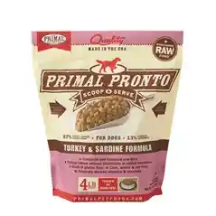 Pronto Raw Turkey & Sardine Frozen Dog Food 4-lb