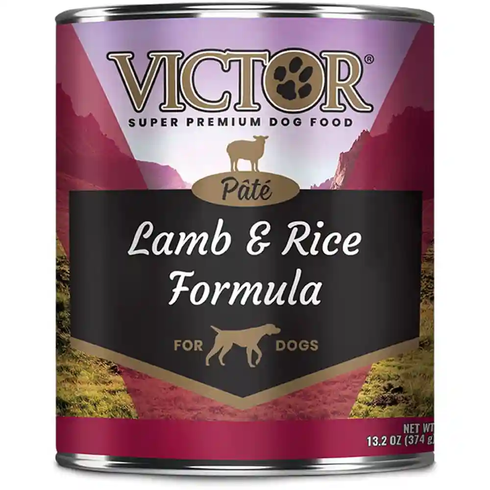 Victor Dog Lamb Rice Pate Can 13.2oz