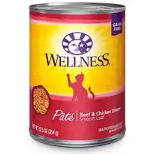 Wellness Beef & Chicken Canned Cat Food 12.5 Oz