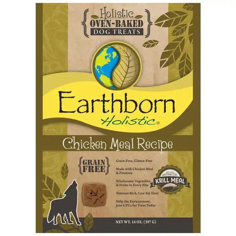 Earthborn Holistic Grain Free Dog Biscuits Chicken 2 Pound;