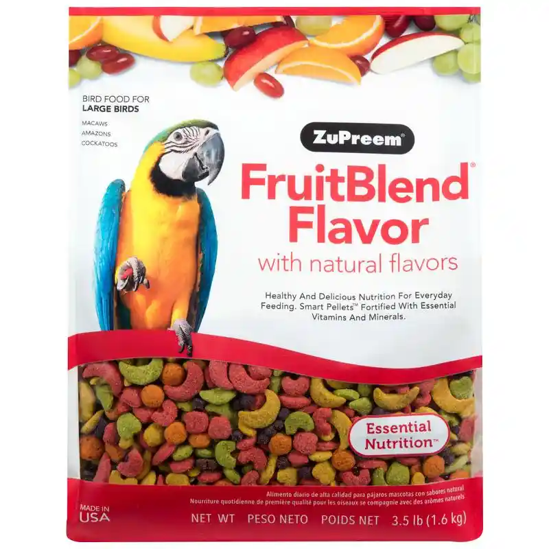 Zupreem Fruit Blend For Macaws 3.5 Lbs