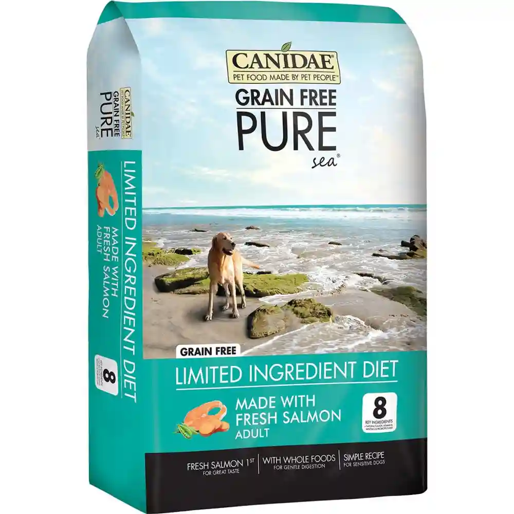 Grain-free Pure Real Salmon & Sweet Potato Recipe Dry Dog Food 4-lb