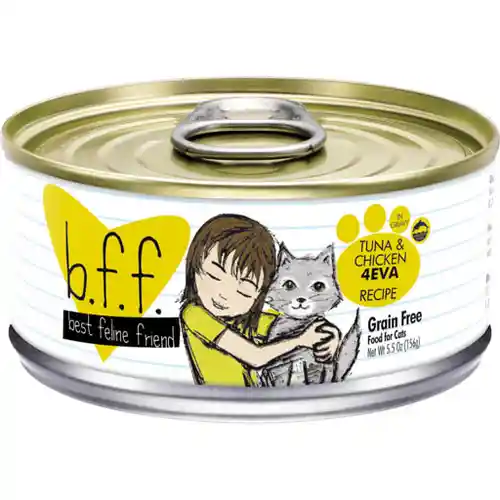 Bff Tuna & Chicken 4eva Canned Cat Food 5.5-oz