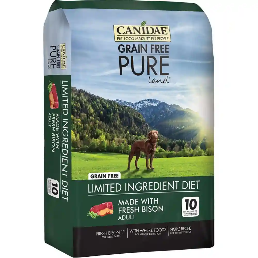 Grain-free Pure Real Bison, Lentil & Carrot Recipe Dry Dog Food 21-lb